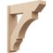 Ekena Millwork 7 1/2-in W x 26-in D x 30-in H Balboa Slat Rough Cedar Woodgrain TimberThane Outlooker, Primed Tan OUTUR075X26X30BOA24RCPR - alternate 1